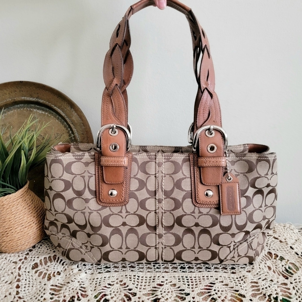 Rare Coach Shoulder Bag Boho Chic Vintage Style